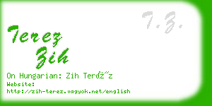 terez zih business card